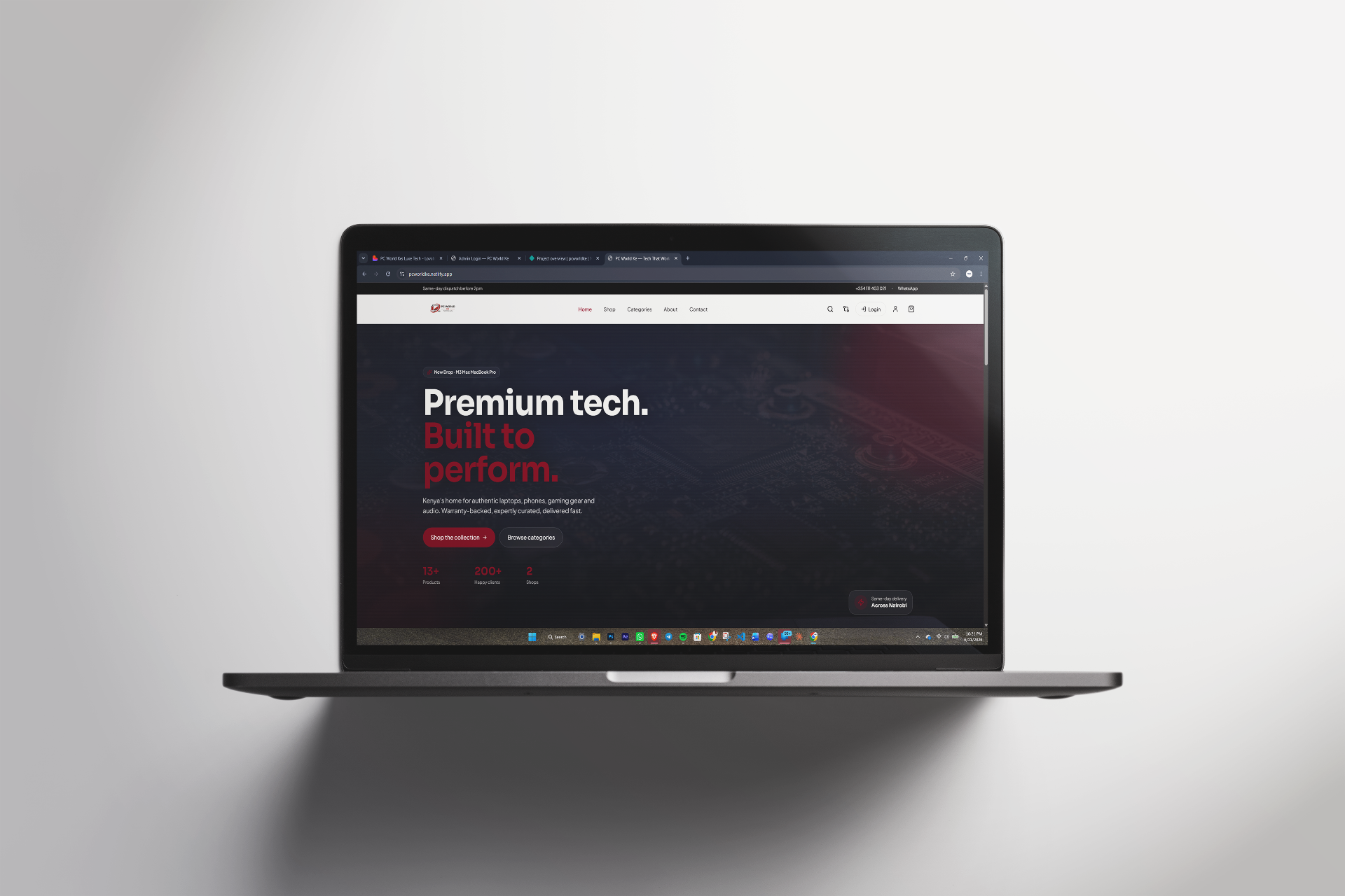 PC World Ke E-commerce Website